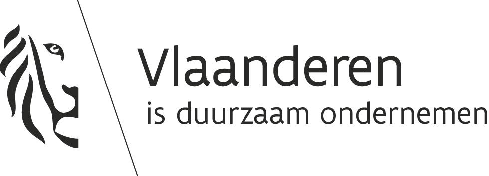 logo Vlaanderen is duurzaam ondernemen wit-zwart PNG